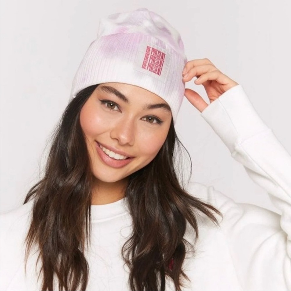 Spiritual Gangster tie dye cotton blend knit beanie, One size